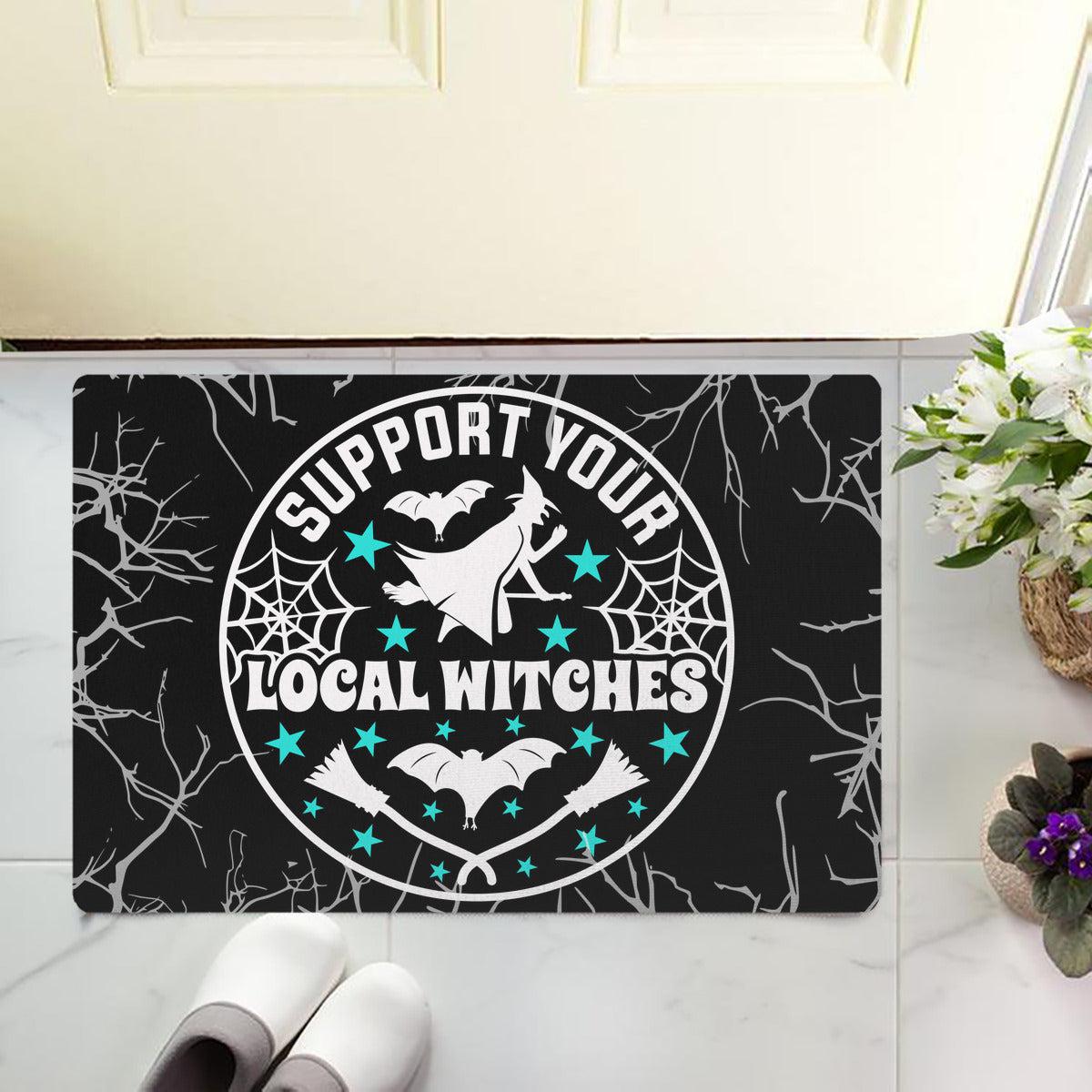 Local witches Witch Doormat Halloween Doormat-MoonChildWorld