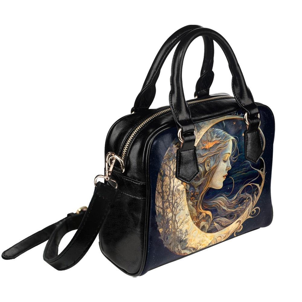 Moon goddess Shoulder Handbag-MoonChildWorld