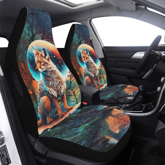 Moon wolf Car Seat Covers