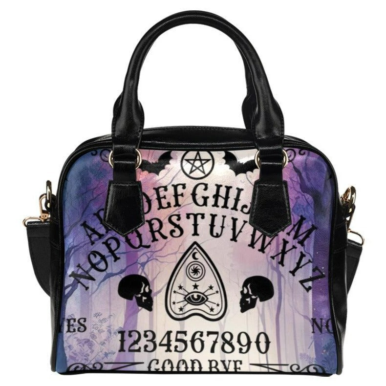 Witch Ouija board Shoulder Handbag-MoonChildWorld