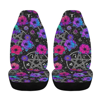 Gothic pentacle witchcraft Car Seat Covers