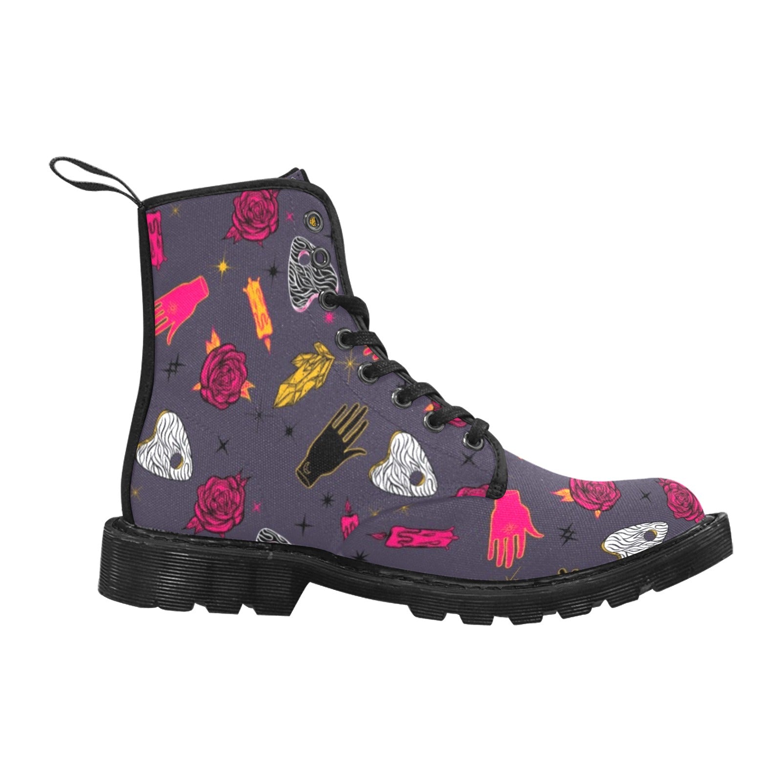 Gothic halloween witch Martin Boots-MoonChildWorld
