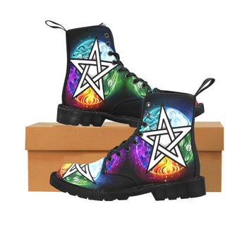 Magic pentagram wicca Martin Boots