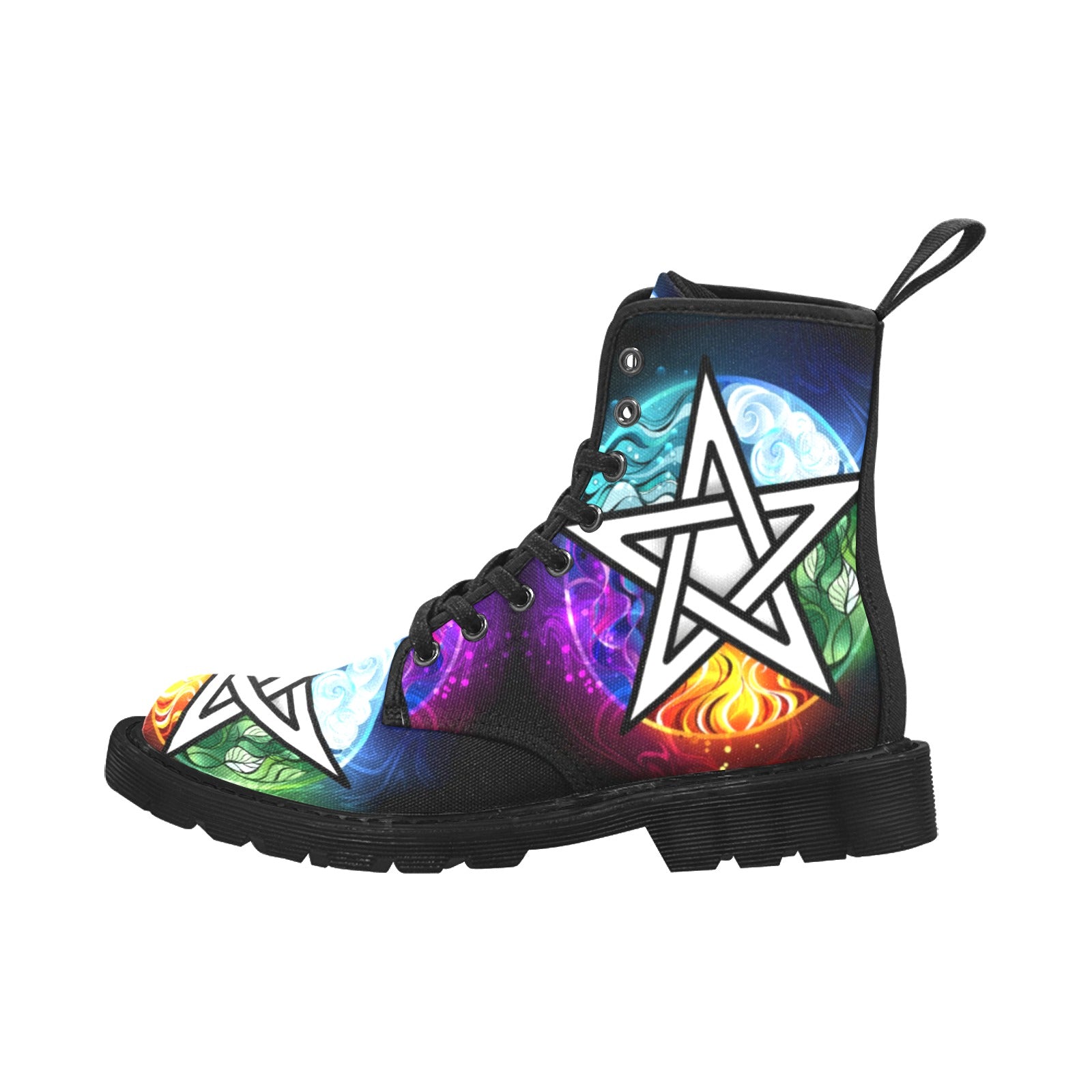 Magic pentagram wicca Martin Boots-MoonChildWorld