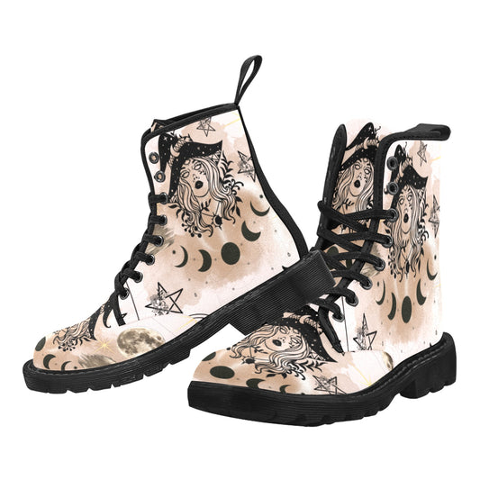 Moon phase witchy woman Martin Boots