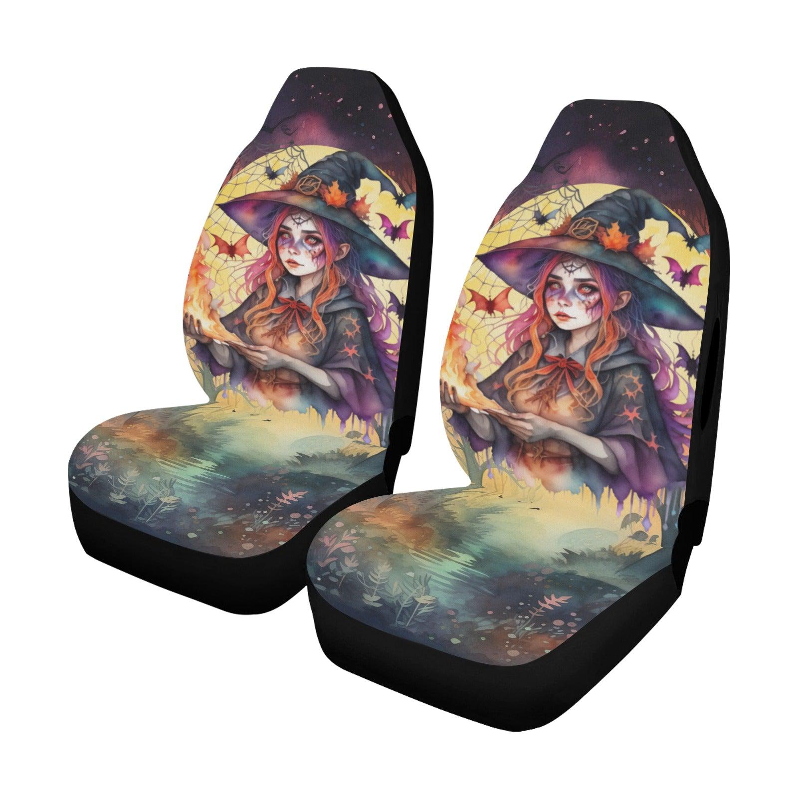 Burning Witch Car Seat Covers-MoonChildWorld