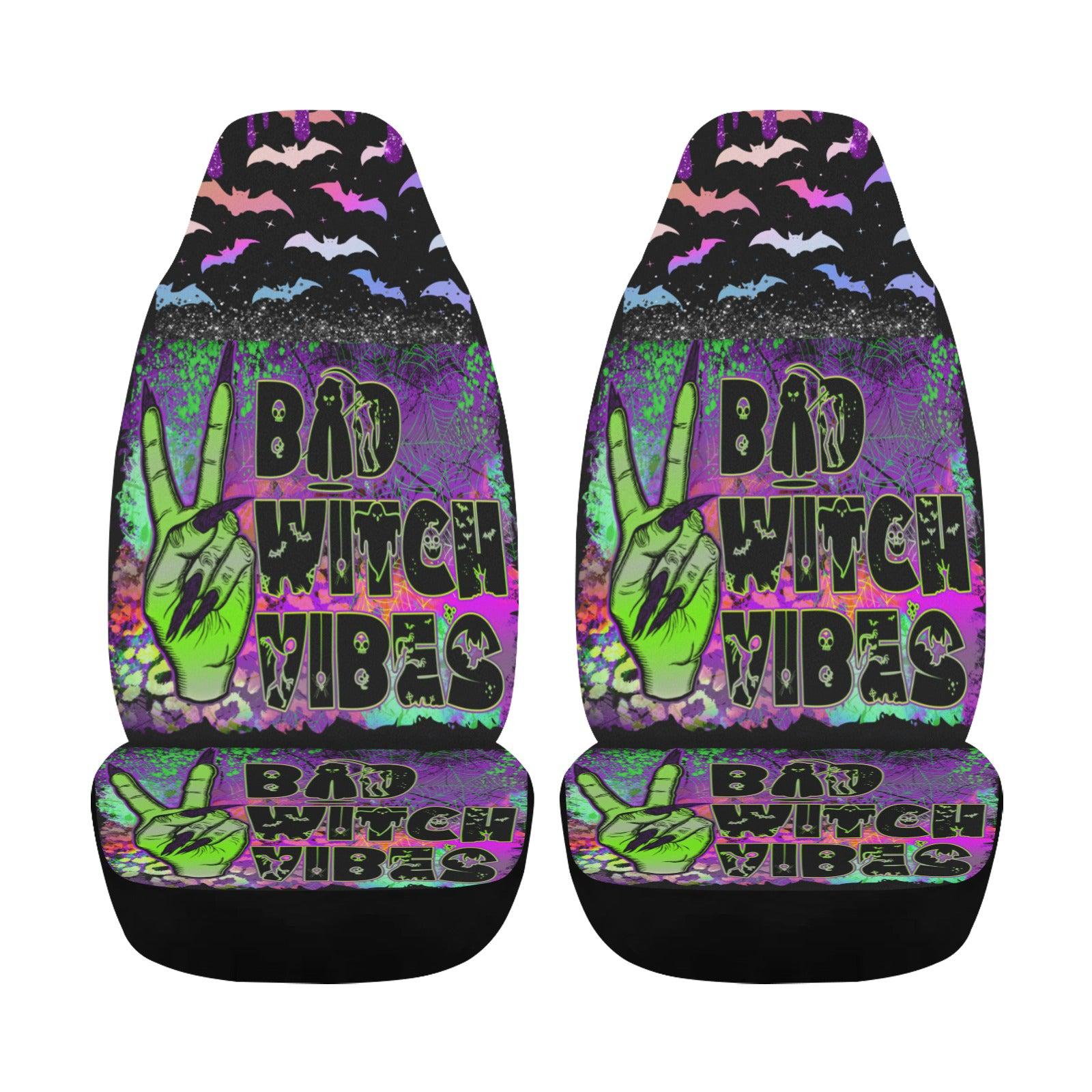 Bad witch vibes Car Seat Covers-MoonChildWorld