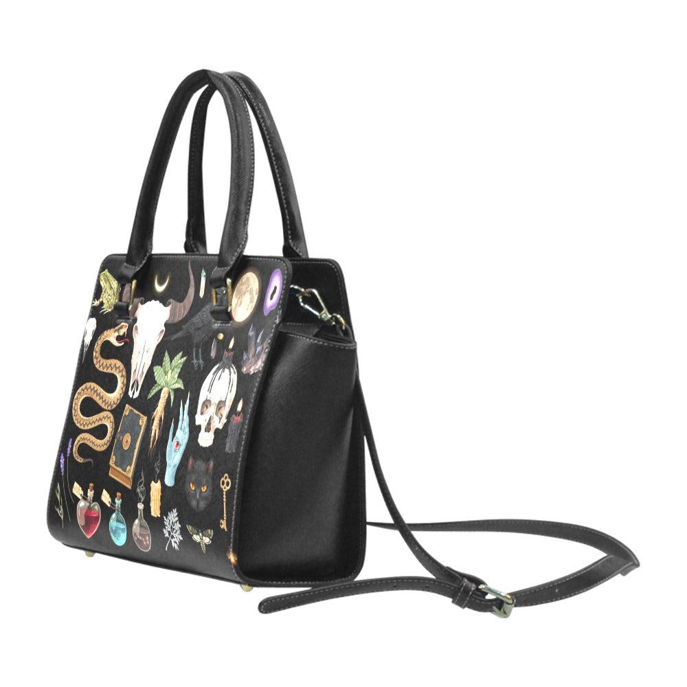 Gothic handbag Witchy Shoulder Handbag-MoonChildWorld