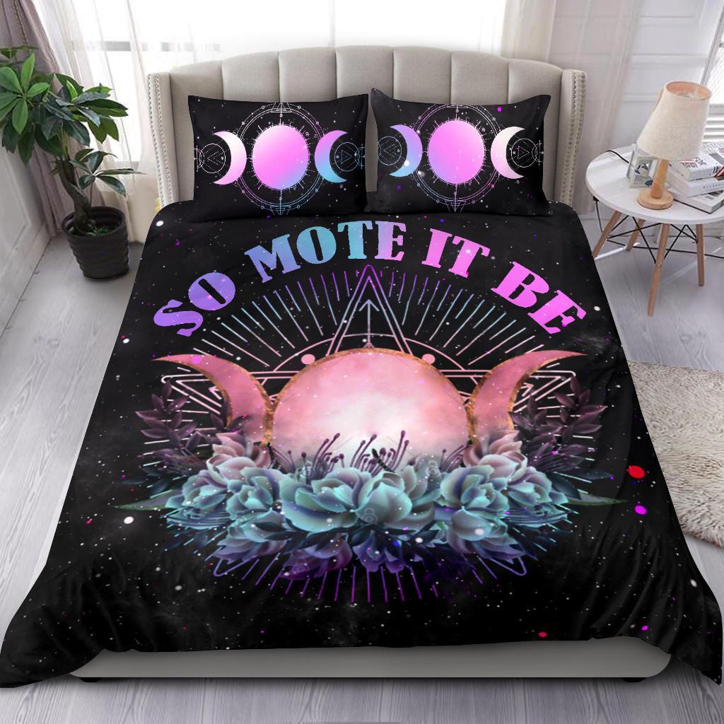 So mote it be wicca Bedding Set-MoonChildWorld