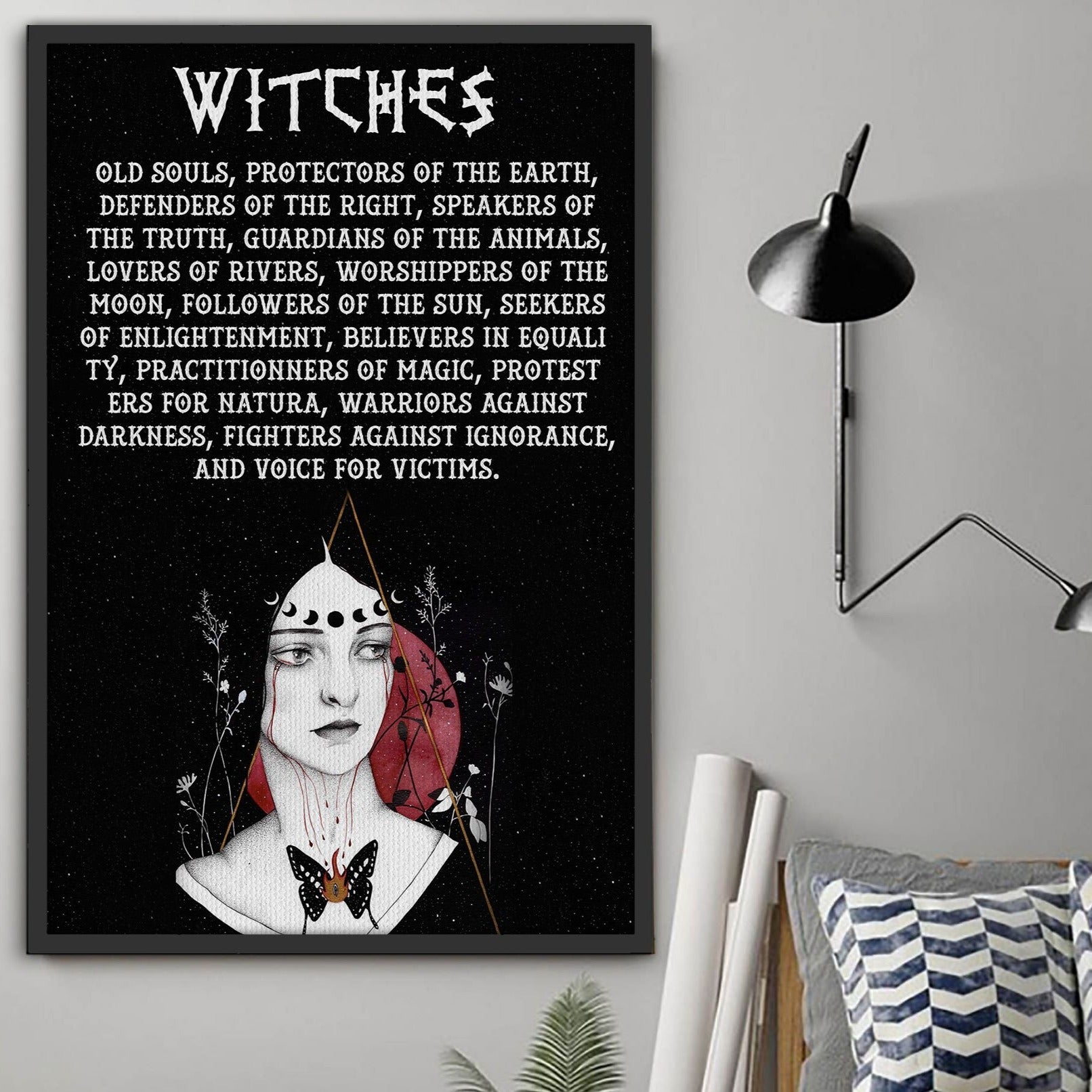 Witch Poster Halloween Poster-MoonChildWorld