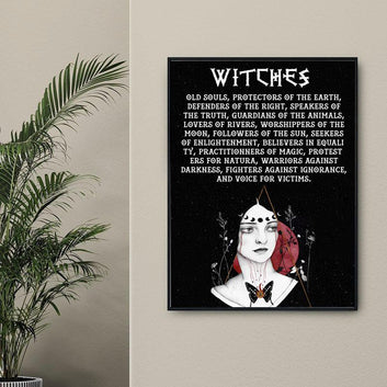 Witch Poster Halloween Poster-MoonChildWorld