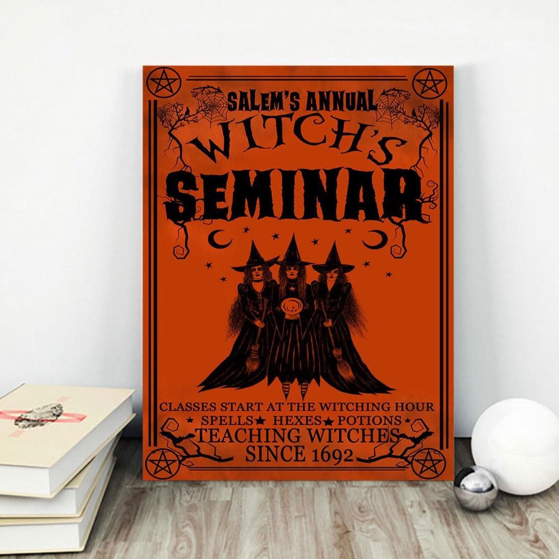 Salem's annual witch Poster Halloween Poster-MoonChildWorld