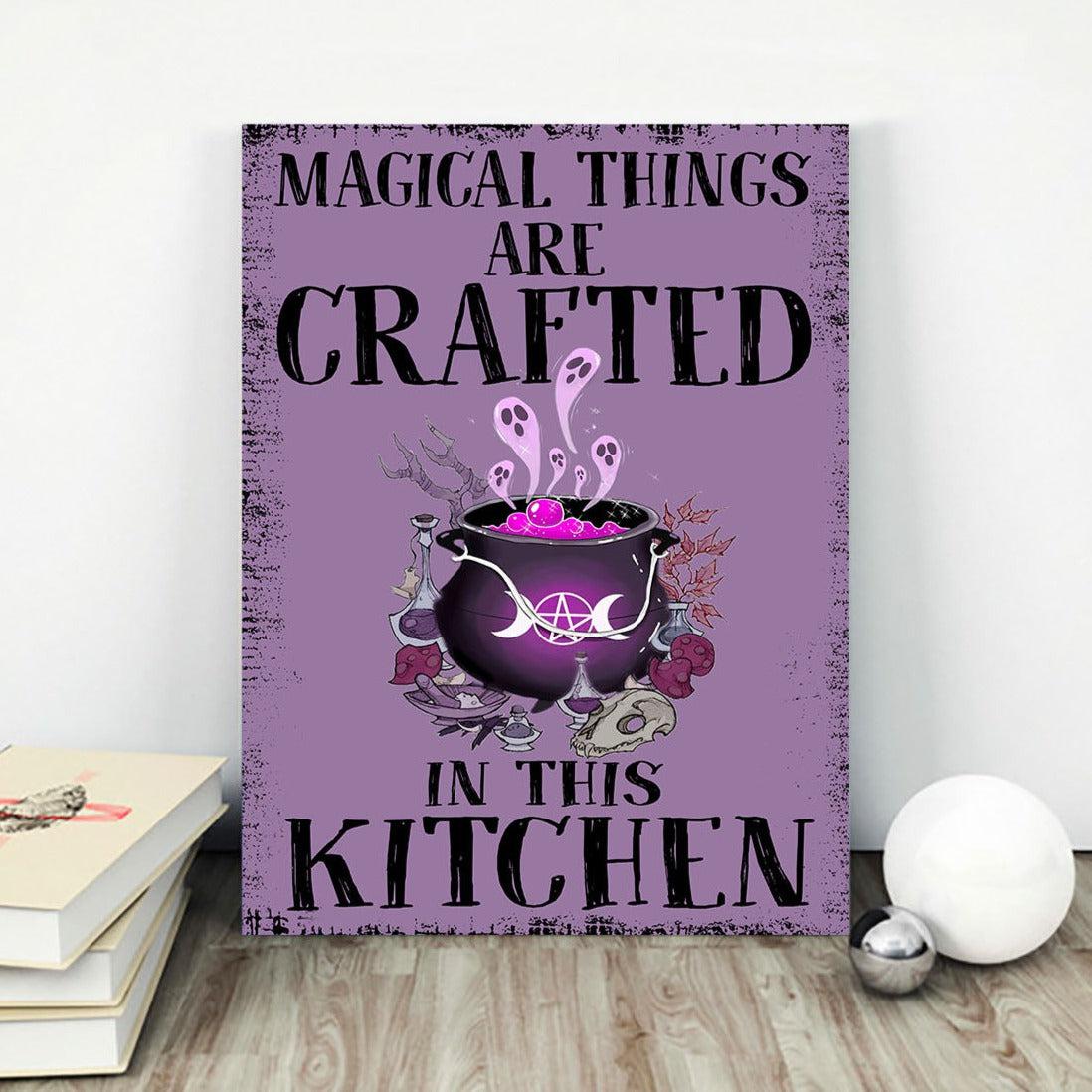 Kitchen Witch Poster Halloween Poster-MoonChildWorld