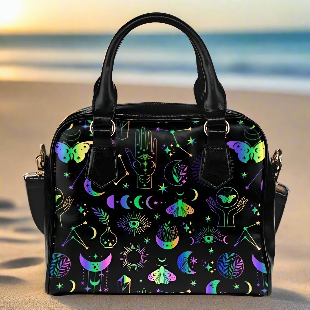 Celestial witchy Shoulder Handbag-MoonChildWorld