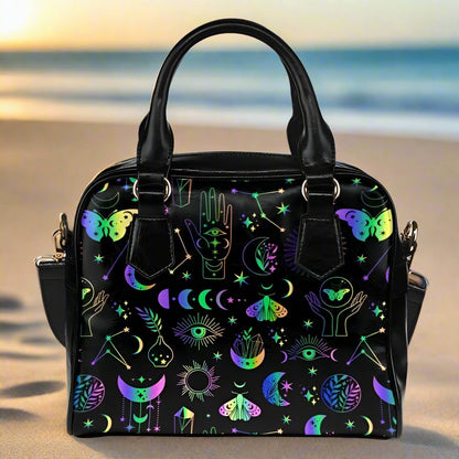 Celestial witchy Shoulder Handbag-MoonChildWorld