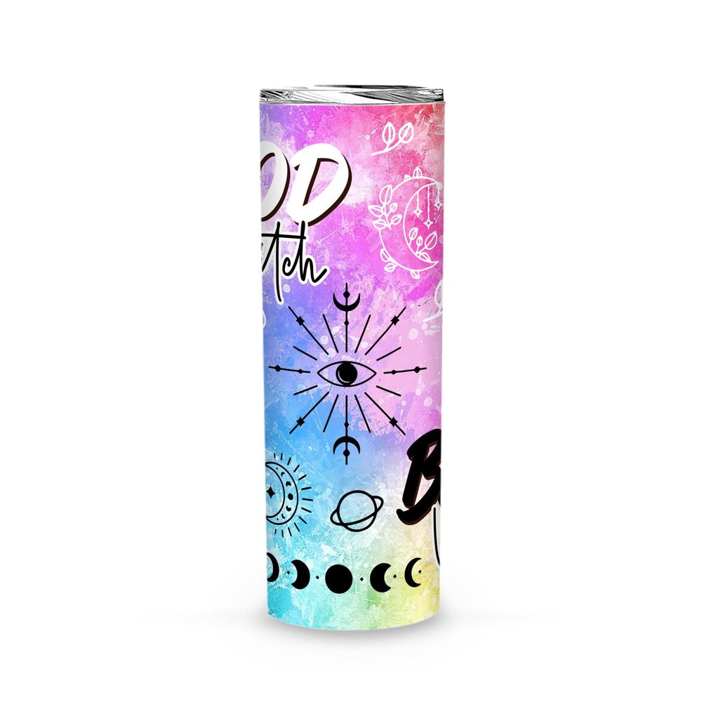 Good Witch Bad Witch Skinny Tumbler-MoonChildWorld