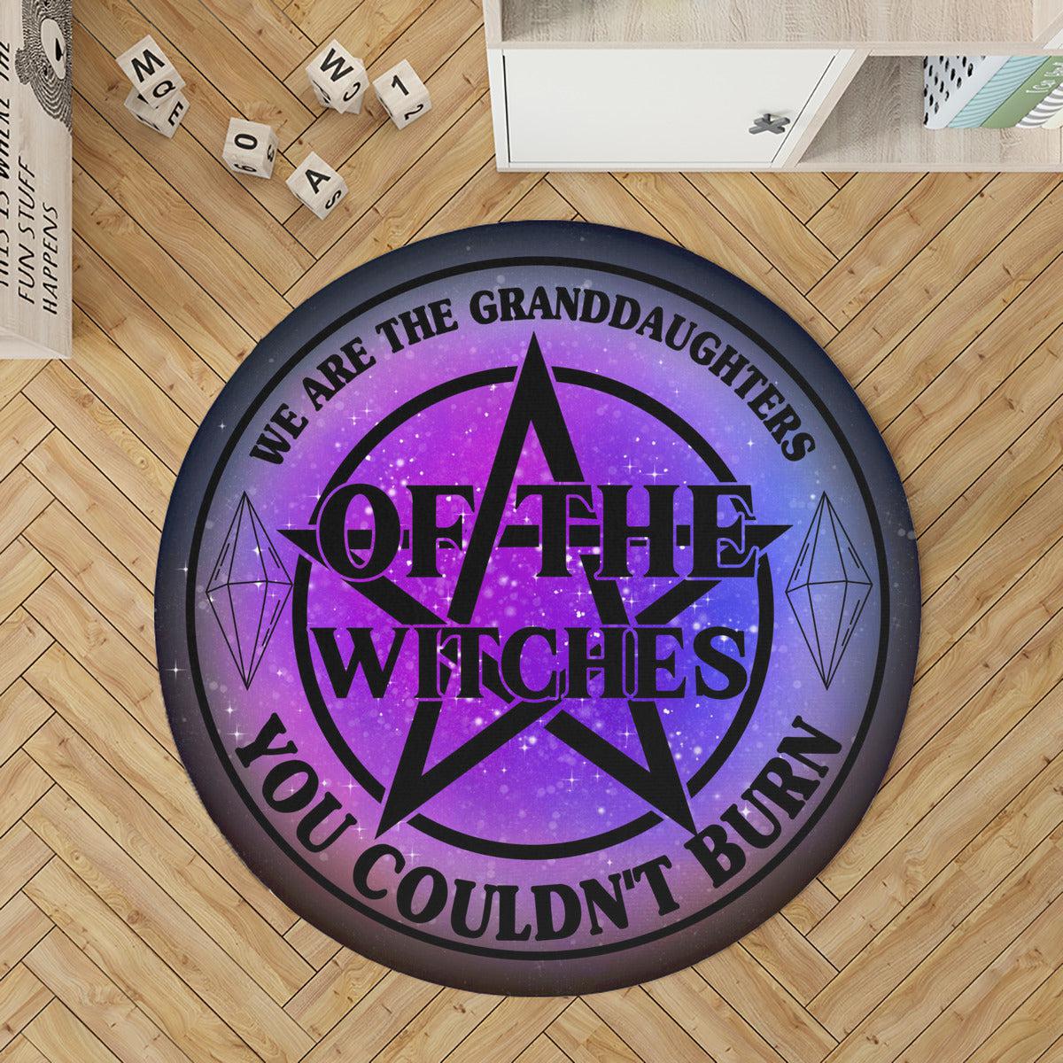 Granddaughter of The Witch Round Rug-MoonChildWorld