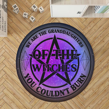 Granddaughter of The Witch Round Rug-MoonChildWorld
