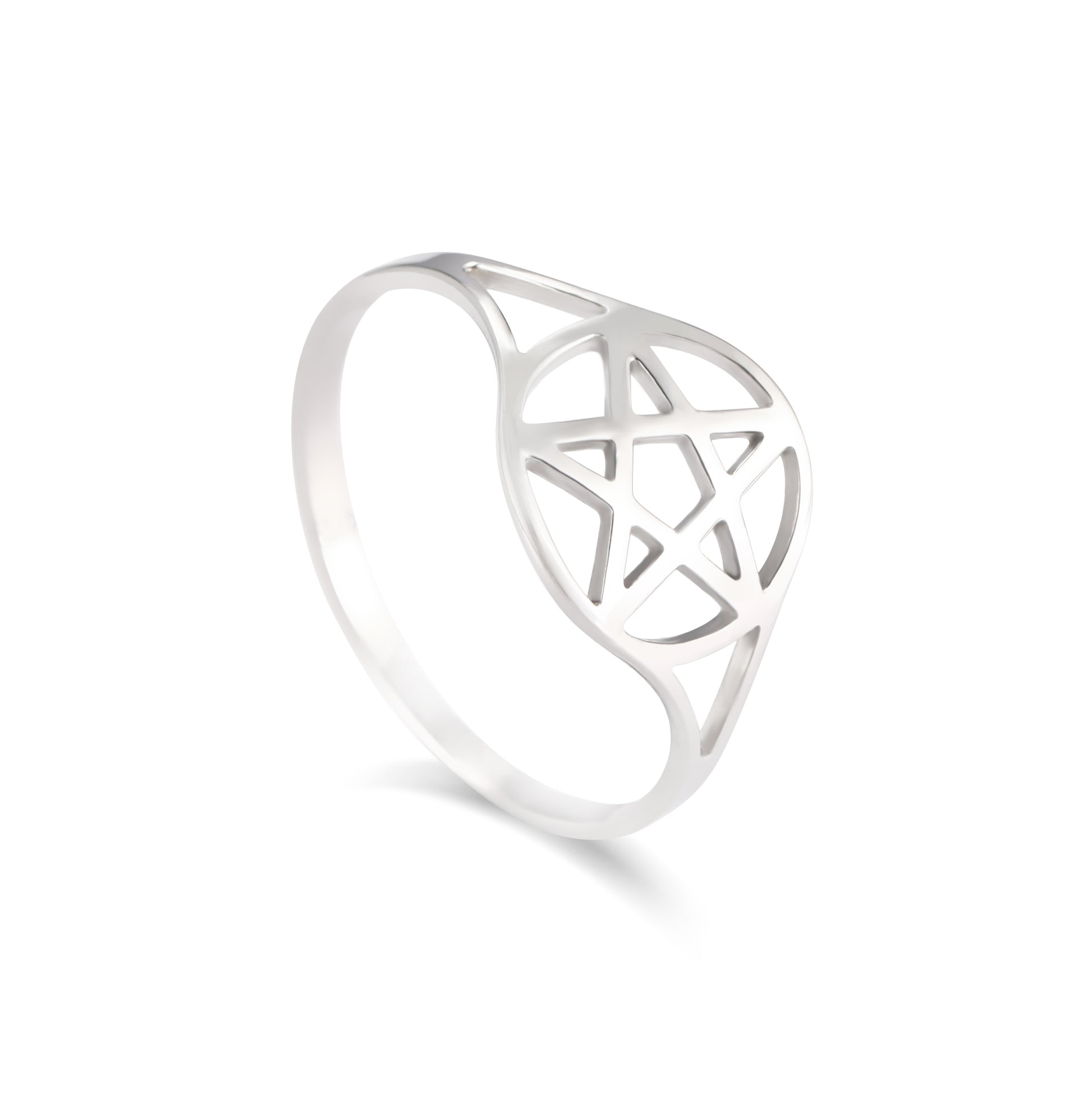 Wicca Pentacle Pentacle Ring-MoonChildWorld