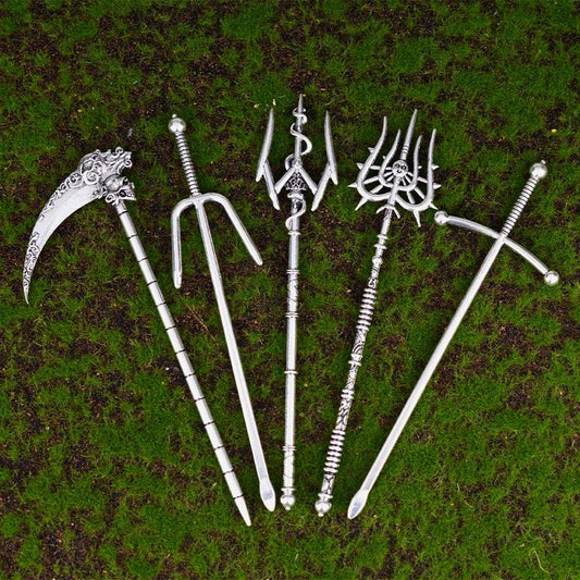 Witch Dead Skull Sun Sword Hair Stick-MoonChildWorld