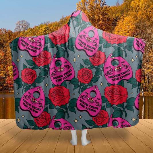 Halloween Ouija Hooded blanket