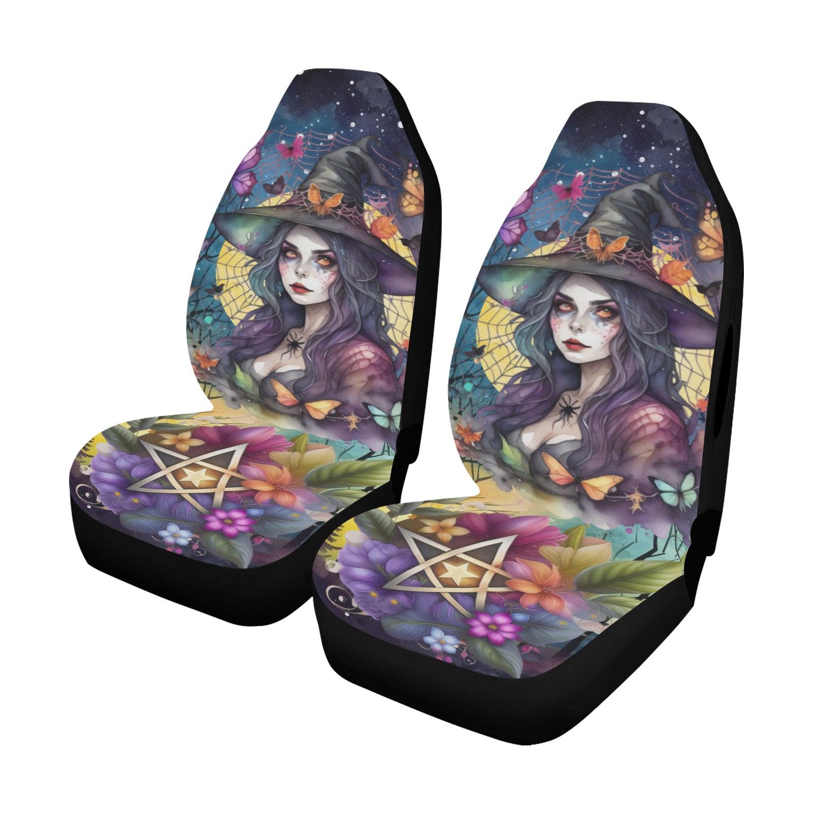 Halloween Witch Car Seat Covers-MoonChildWorld