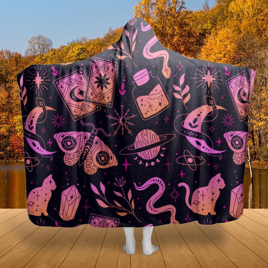 Magic witchy Hooded blanket