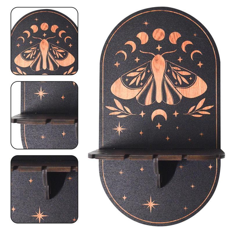 Moon phase Crystal Shelf Witch Shelf-MoonChildWorld