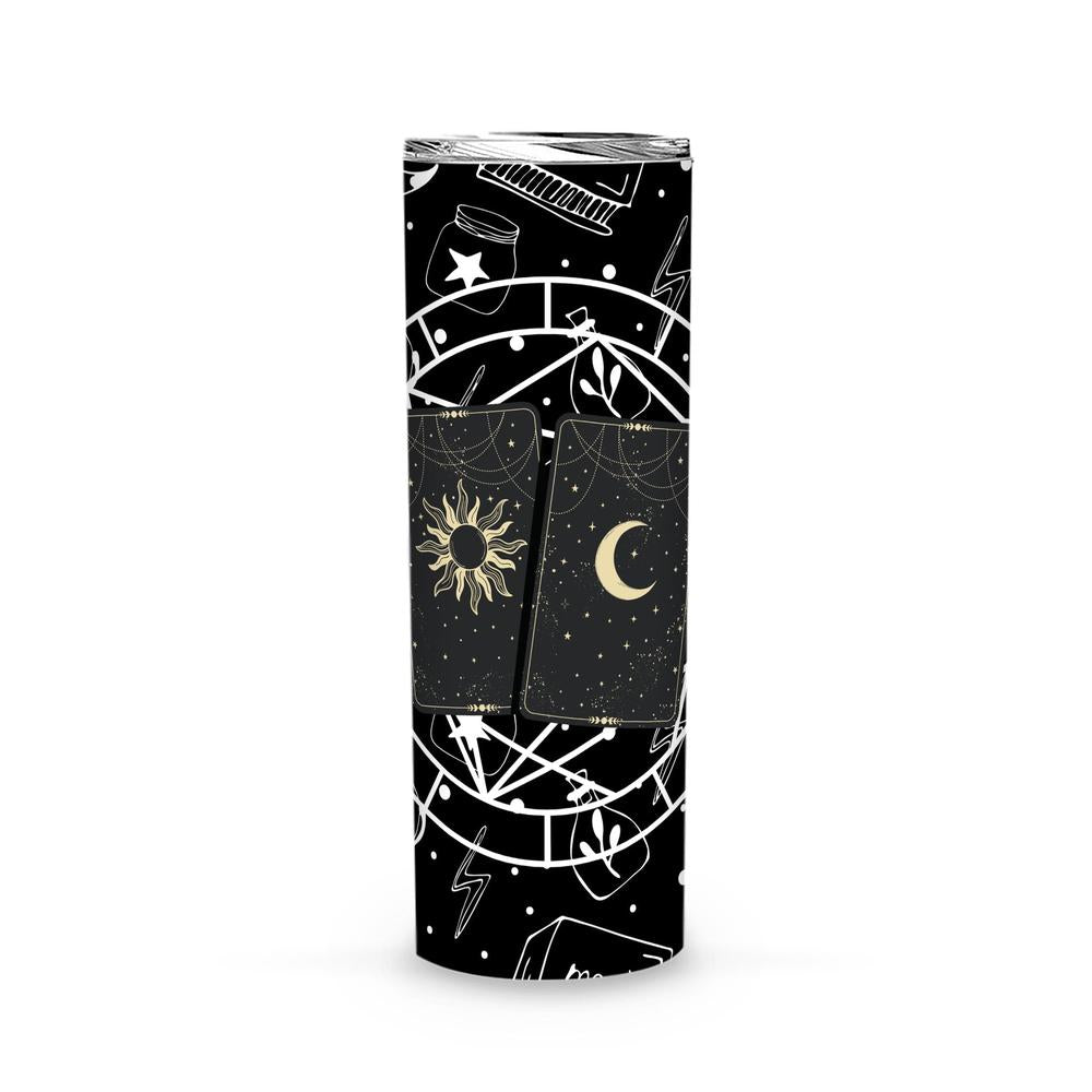 Mysteric Magic Witch Skinny Tumbler-MoonChildWorld