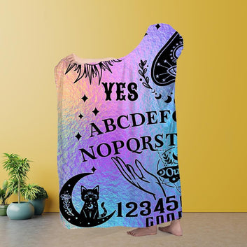 Ouija board Hooded blanket Witch Hooded Blanket