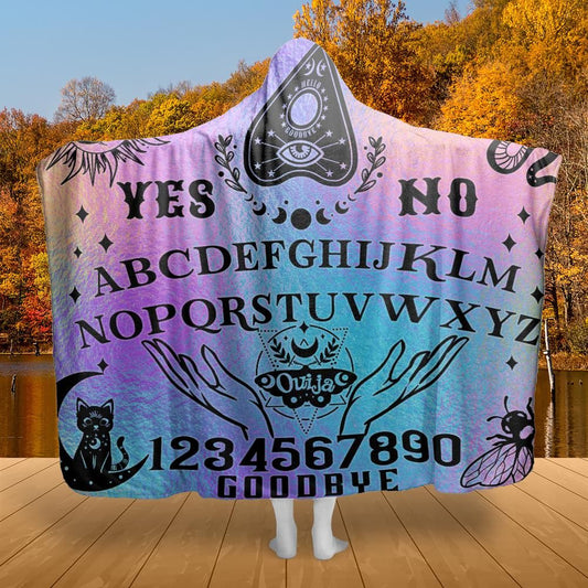 Ouija board Hooded blanket Witch Hooded Blanket