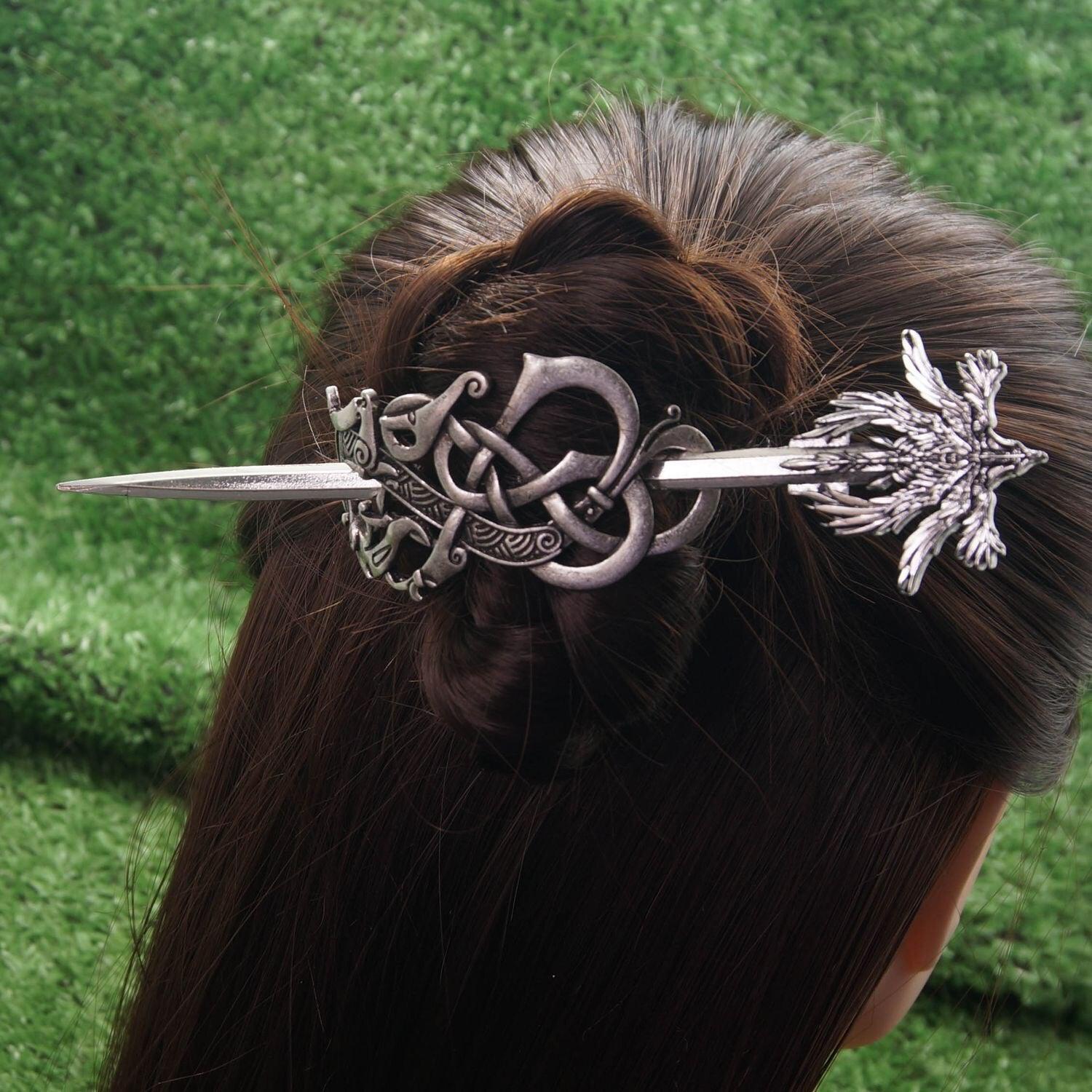 Viking Pagan Hairpin Wiccan Hair Accessories-MoonChildWorld