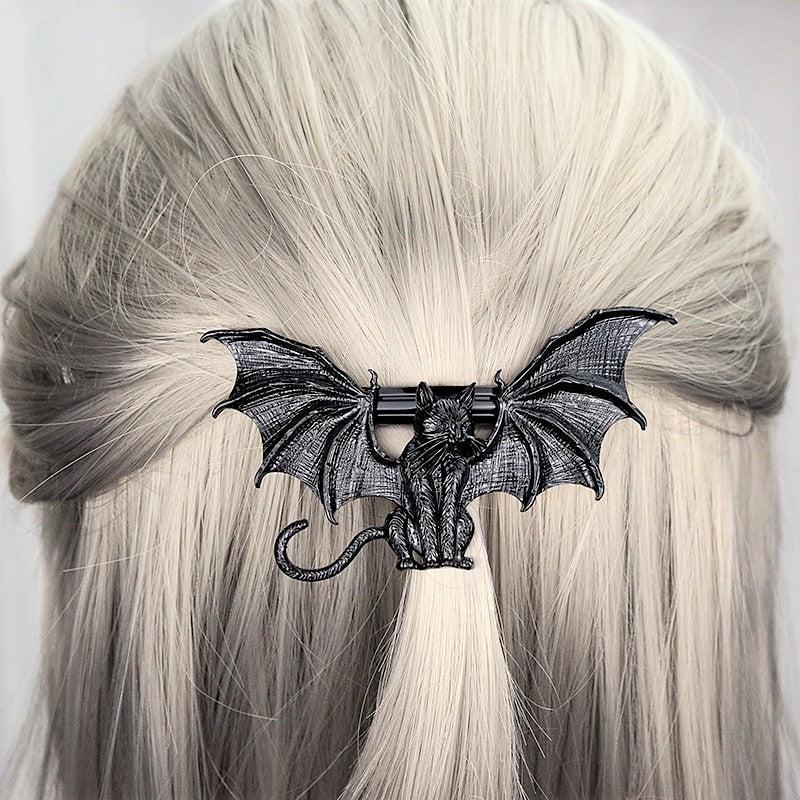 Dark Magic Witch Hairclip Gothic Hair Accessories-MoonChildWorld