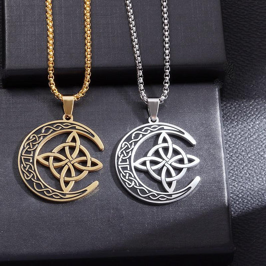 Witch Trinity Knot Celtic Necklace