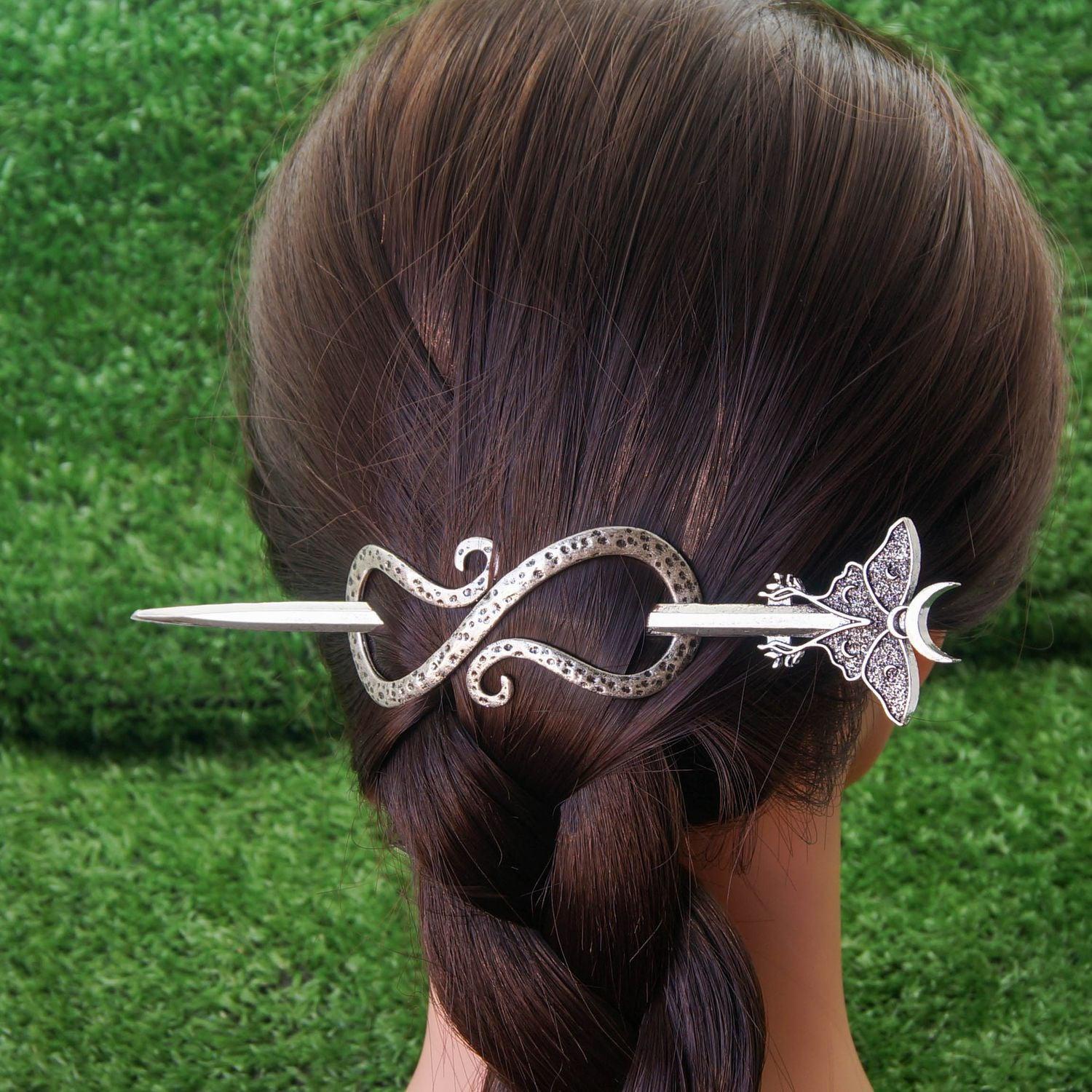 Wiccan Hairpin Pagan Hair Accessories-MoonChildWorld