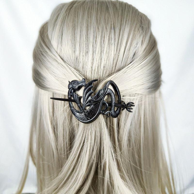 Dark Magic Witch Hairclip Gothic Hair Accessories-MoonChildWorld