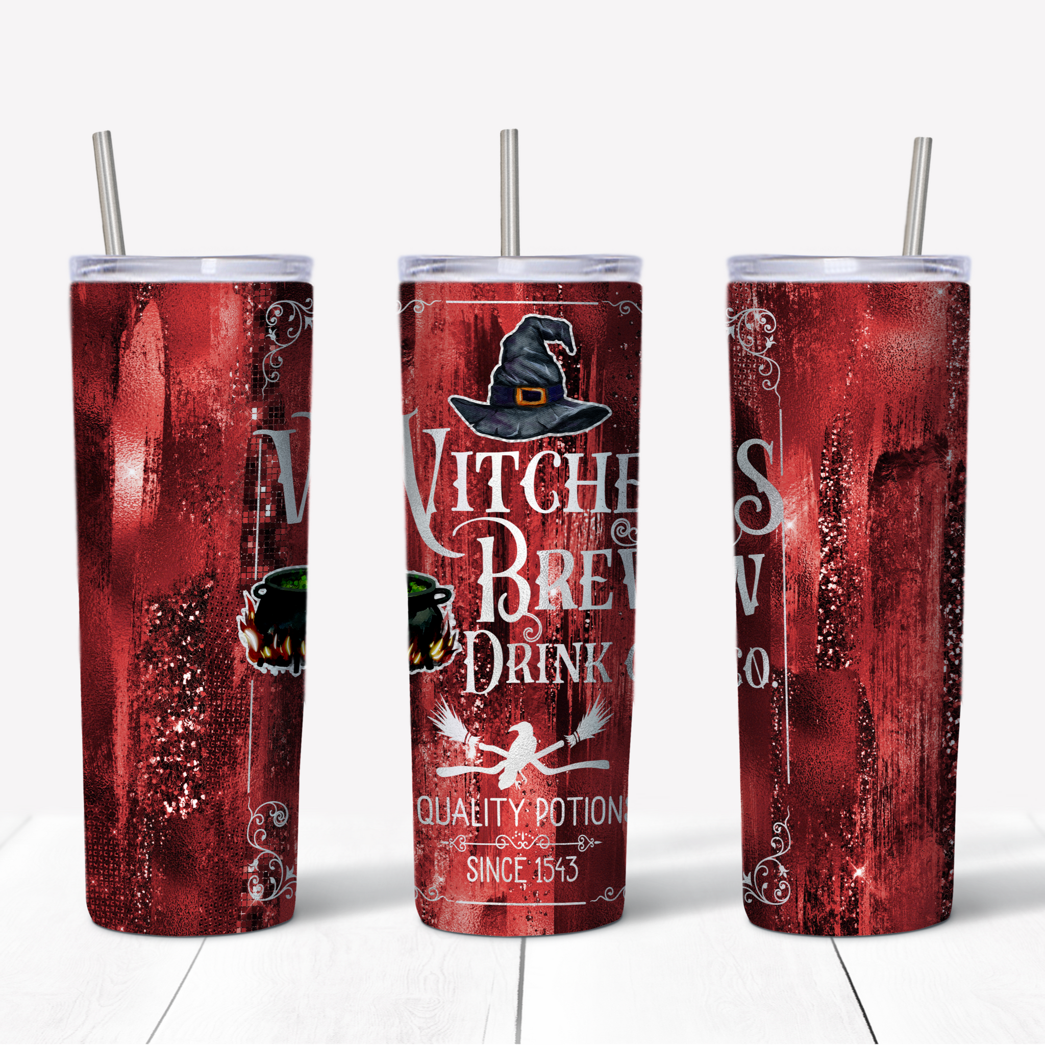Bloody Witches Brew Halloween Tumbler - Witch Tumbler-MoonChildWorld