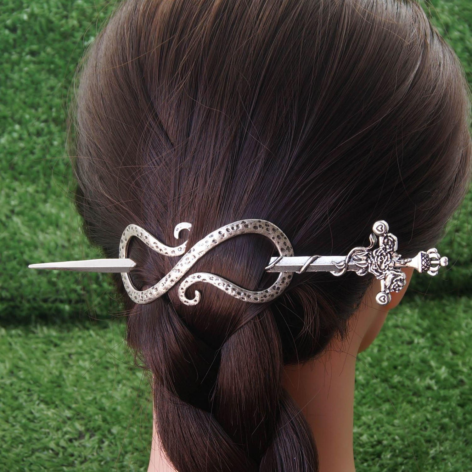 Wiccan Hairpin Pagan Hair Accessories-MoonChildWorld
