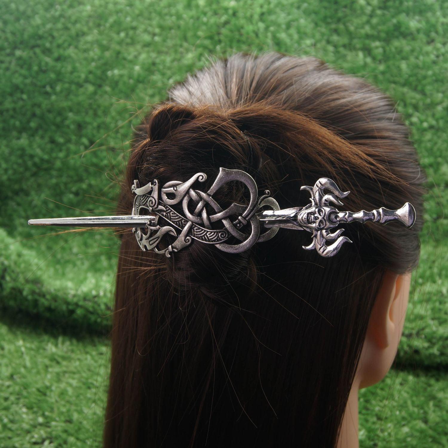 Viking Pagan Hairpin Wiccan Hair Accessories-MoonChildWorld