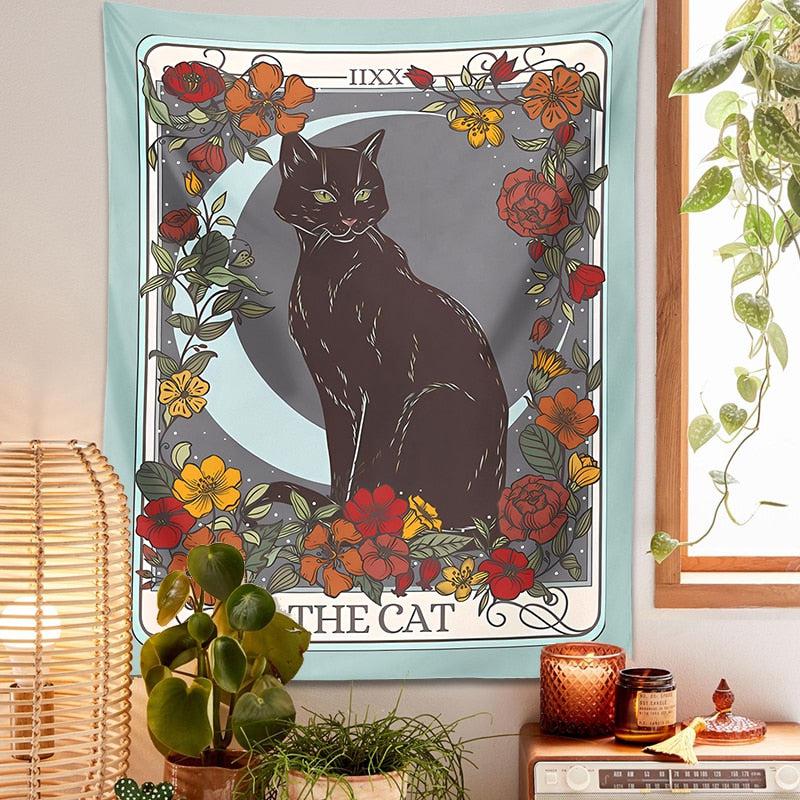 Tarot Witchcraft Tapestry Witchy Wall Hanging-MoonChildWorld