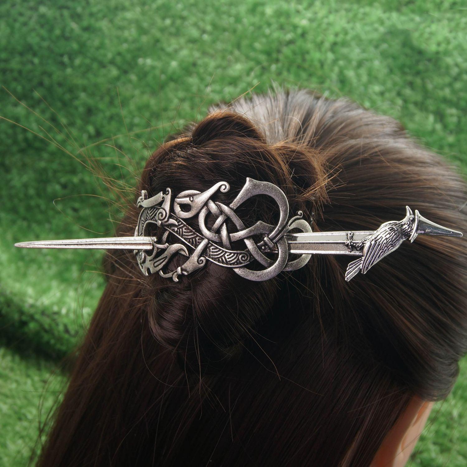 Viking Pagan Hairpin Wiccan Hair Accessories-MoonChildWorld