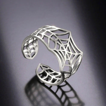 Spider Web Witch Ring Halloween Accessories