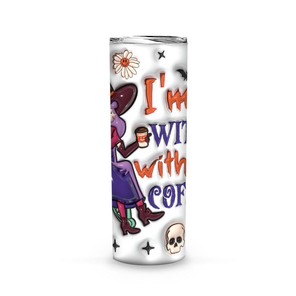 Spooky Halloween Skinny Tumbler Witchy Tumbler-MoonChildWorld