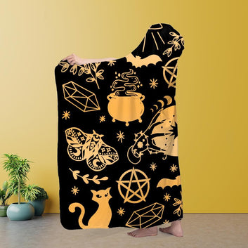 Witch Hooded Blanket Witchy Hooded Blanket