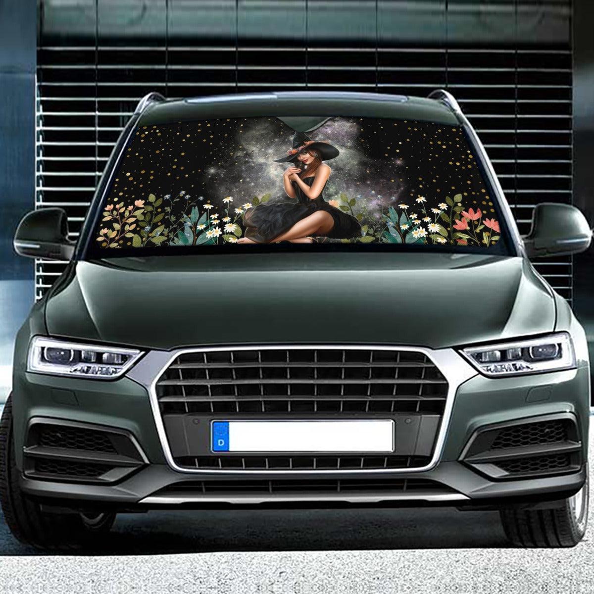 Witch car sun shade-MoonChildWorld