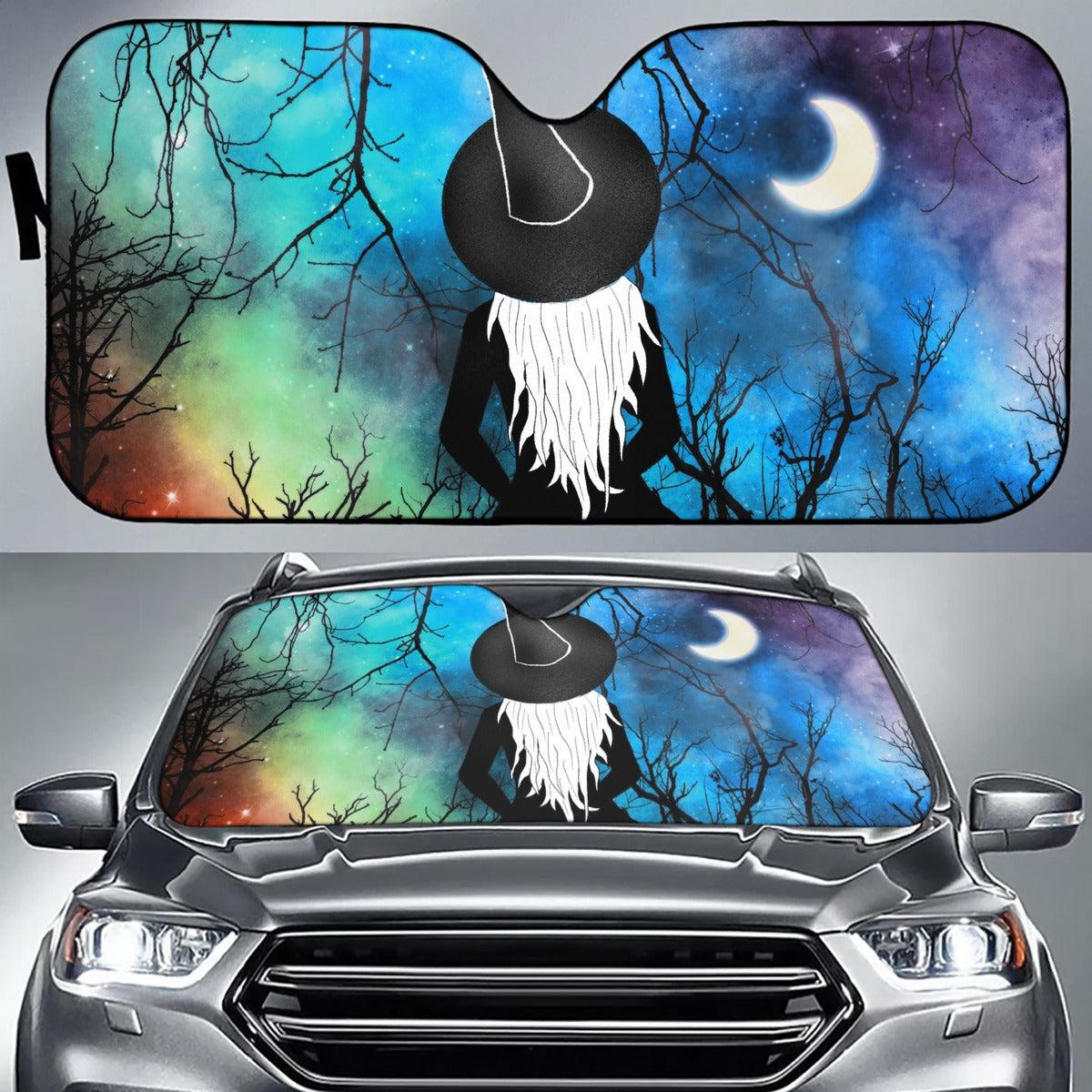 Witch car sun shade-MoonChildWorld