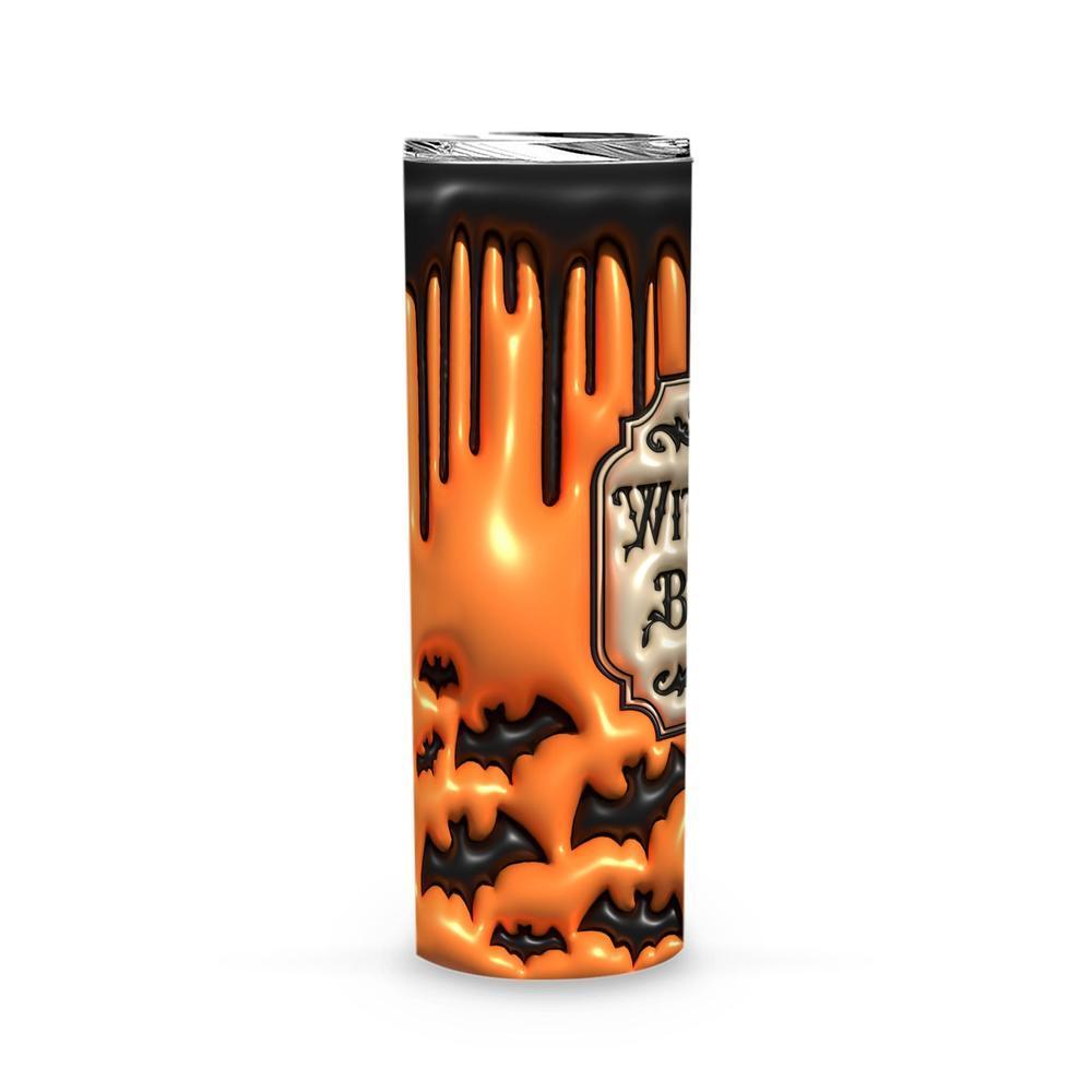 Witches Brew Halloween Skinny Tumbler-MoonChildWorld