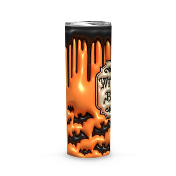 Witches Brew Halloween Skinny Tumbler-MoonChildWorld