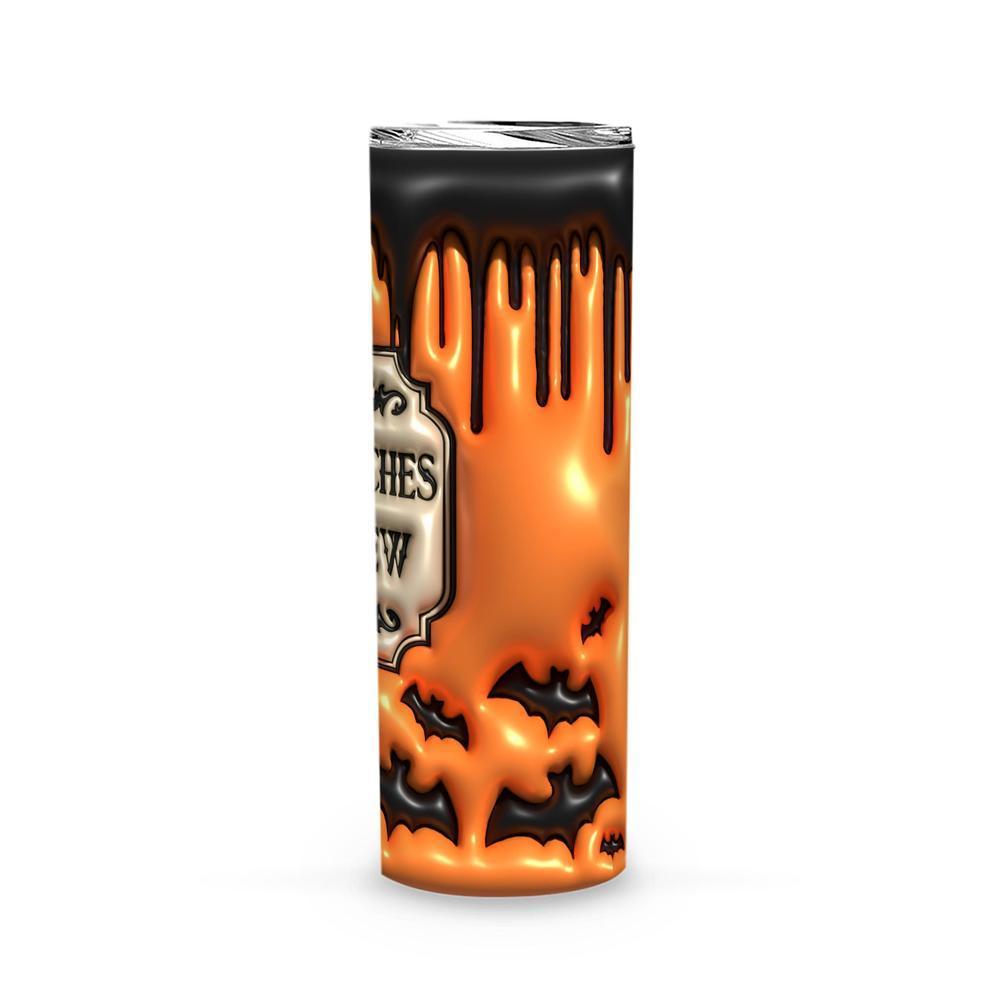 Witches Brew Halloween Skinny Tumbler-MoonChildWorld