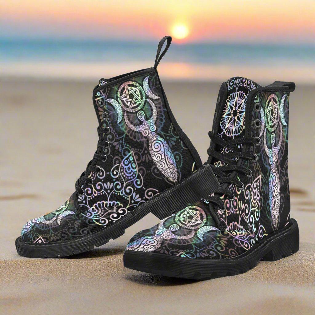 Goddess moon wicca Martin Boots-MoonChildWorld